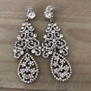 Crystal chandelier earrings